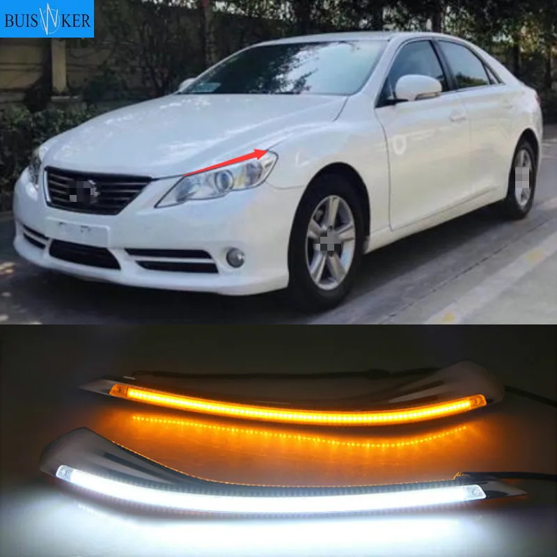 

2Pcs DRL Daytime Running Light For Toyota MARK X REIZ 2010-2012 LED Fog Lamp