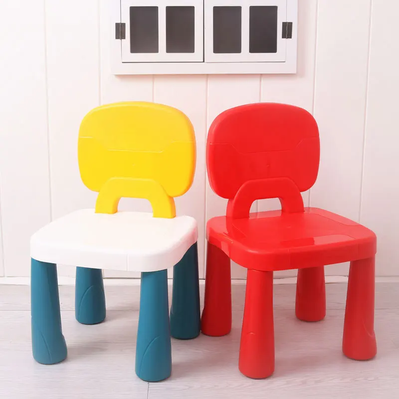 Child Chair Plastic Thicken Household Stool Dining Chair Baby  Small Bench Kindergarten Children Plastic Stool home furniture