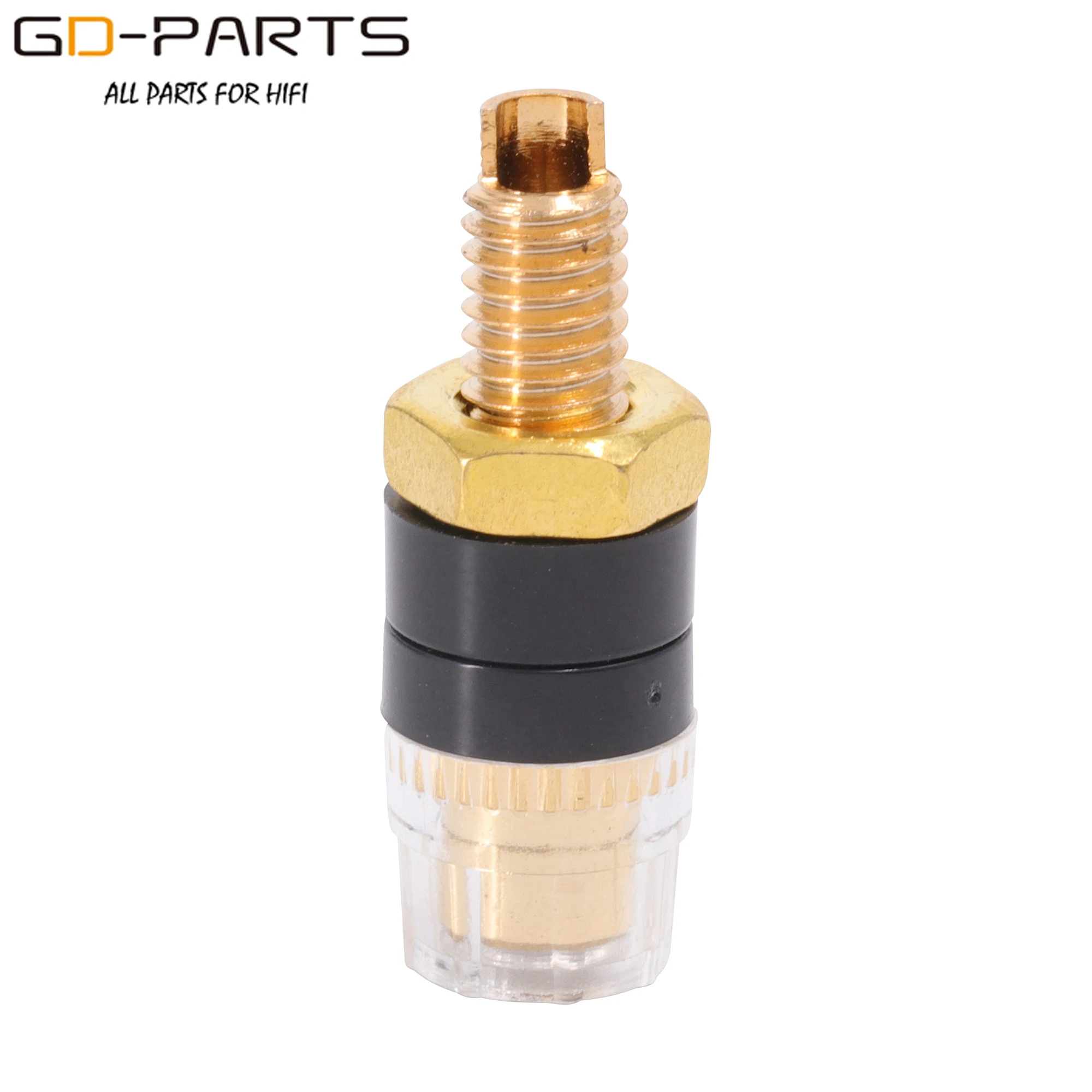 Mini Gold Plated Brass Speaker Binding Post Female AMP Banana Jack Socket Connector Adapter Hifi Audio DIY