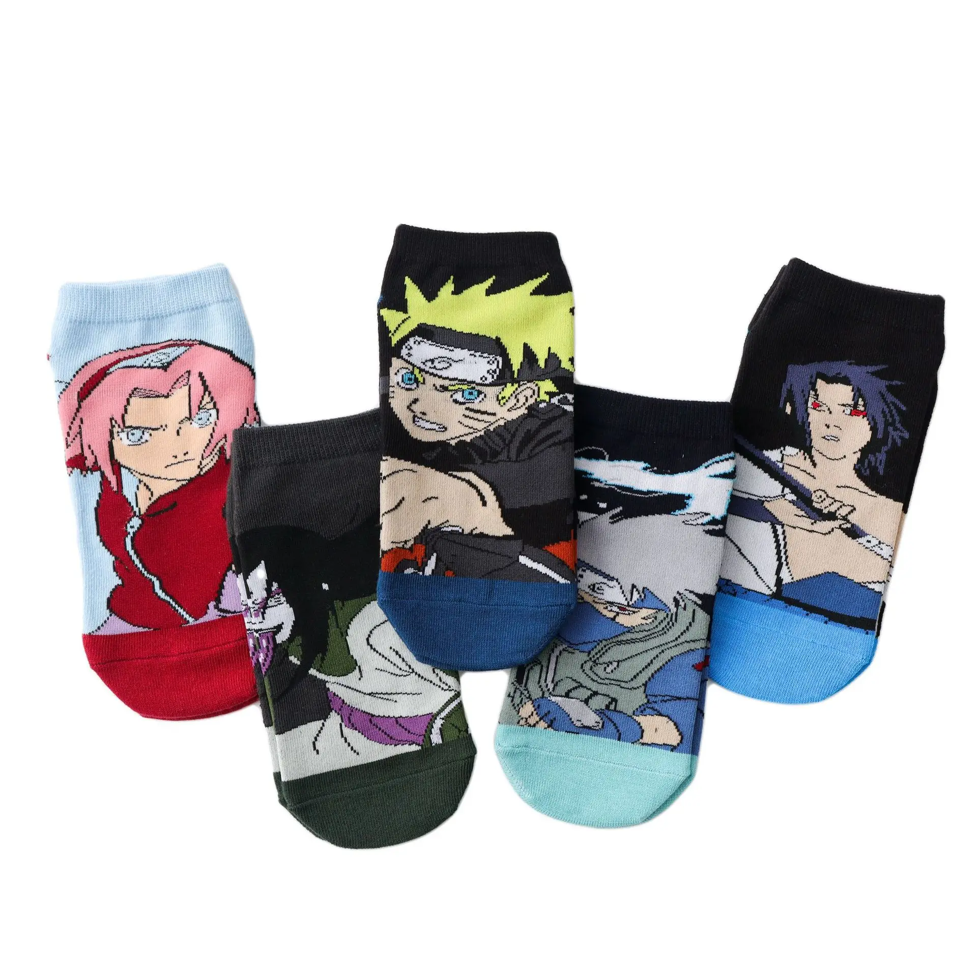 Naruto Socks sanime figure Kakashi Sasuke Orochimaru Sakura Ladies socks casual Cute socks kids socks Boy girl socks Gift socks