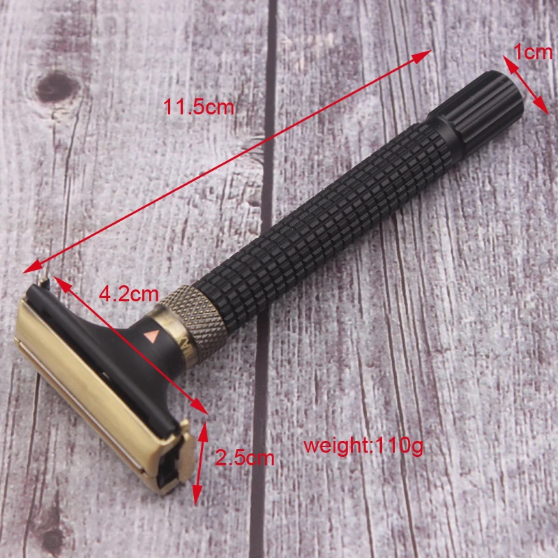 Men Shaving Adjustable Double Edge Razors Blade Replaceable Manual Shaver Brass Metal Classic Razor