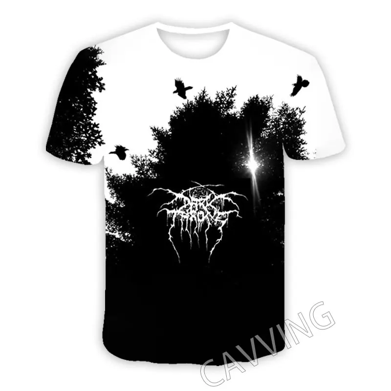 CAVVING 3D Printed  Darkthrone  Rock Band  Casual T-shirts  Hip Hop T Shirts Harajuku Styles Tops Clothing for Men/women