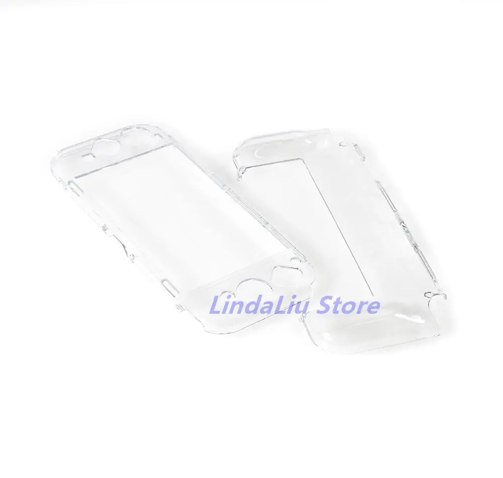 1pc Crystal Shell Case for Nintendo Switch OLED protective clear case hard shell cover transparent shell case for Switch Oled