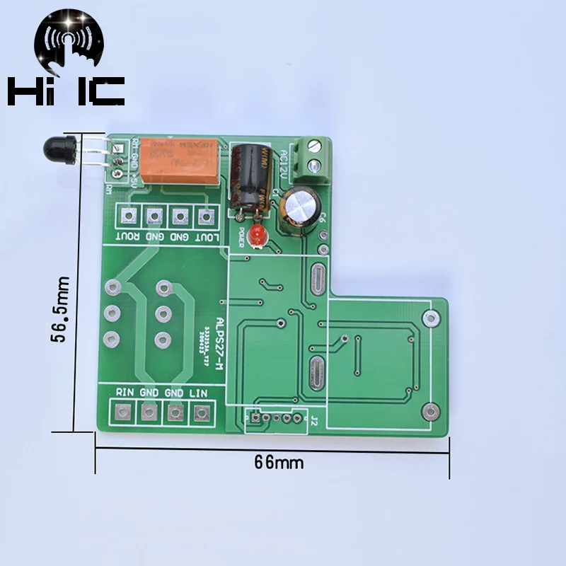 ALPS27 HiFi pilot na podczerwień regulacja głośności regulacja płyty APLS remont wzmacniacza przedwzmacniacz potencjometr silnika reguluje głośność