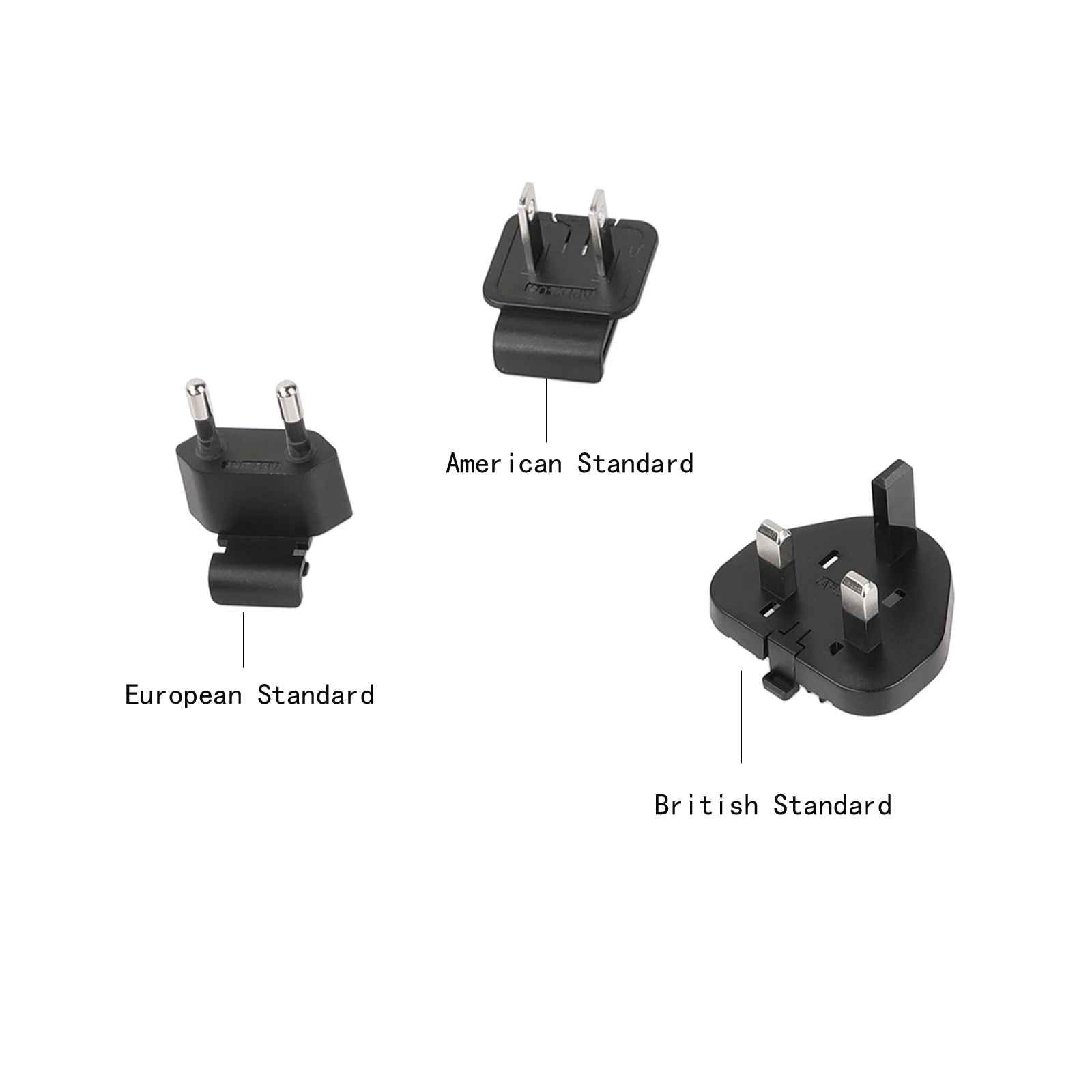 CAMVATE BMPCC 4K / 6K DC Power Cable To Universal Travel Adapter 220V To 110V Voltage Power Charger Converter With US / EU / UK