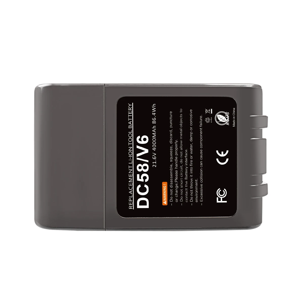 Bonadget 6000mAh 21.6V Li-ion Battery for Dyson V6 Vacuum Cleaner DC58 DC59 DC61 DC62 DC74 SV09 SV07 SV03 965874-02 Spare Batter