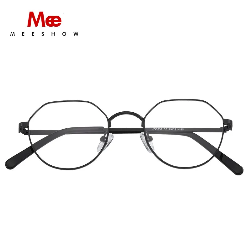 

meeshow titanium alloy glasses frame women's fashion glasses glasses men myopia optical frame Europe prescription eyeglasses