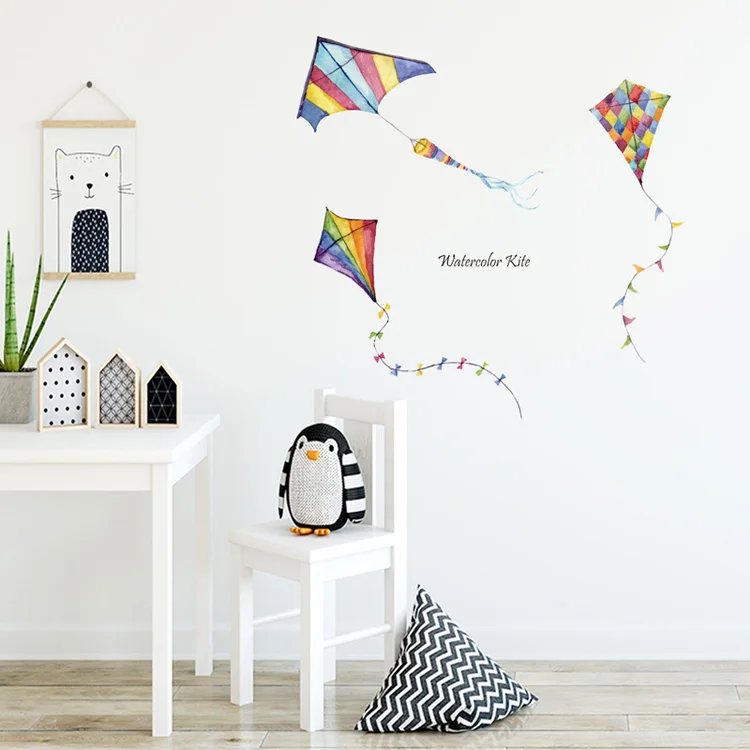 Farbige Drachen-Wandaufkleber Wohnzimmer Schlafzimmer Hintergrund-Dekor Tapete Heimdekoration Wandbild Abnehmbare Kinderzimmer-Kunstdekorationen – Detail 3