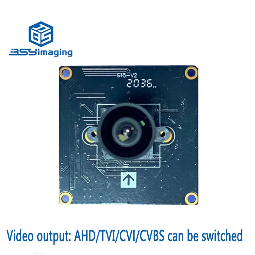 Módulo de câmera gêmea 8 milhões 4 em 1 coaxial 4k módulo de monitoramento de segurança