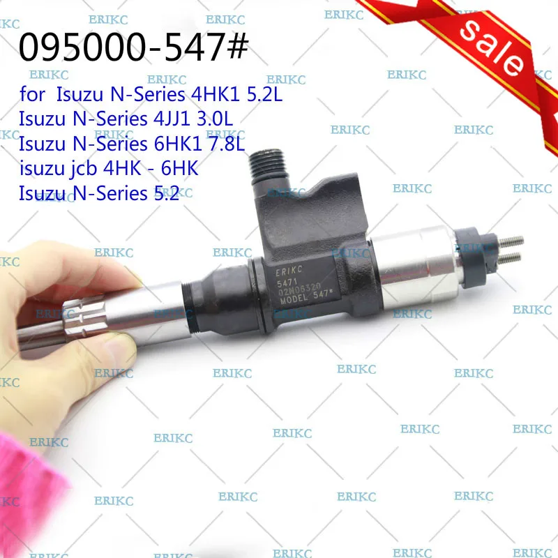 ERIKC 095000-5473 (8-97329703-2) common rail spare parts injection 5473 fuel injector Nozzle 0950005473 For Isuzu N-Series