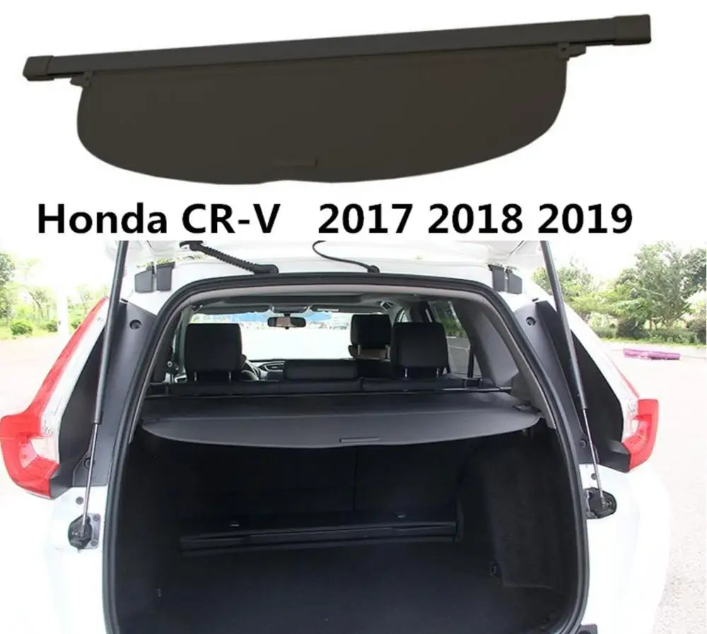 

Aluminium alloy + Fabric Rear Trunk Security Shield Cargo Cover For Honda CR-V 2017 2018 2019