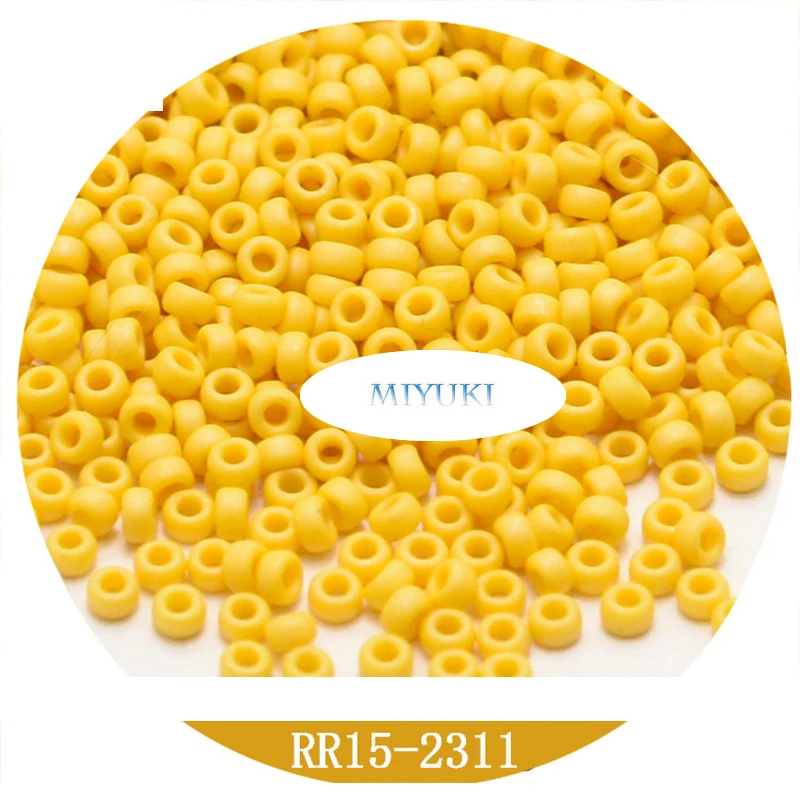 Japan Miyuki Imported Glass Seed Beads 1.5mm Matte Series Rr15/0 Round Beads 5G