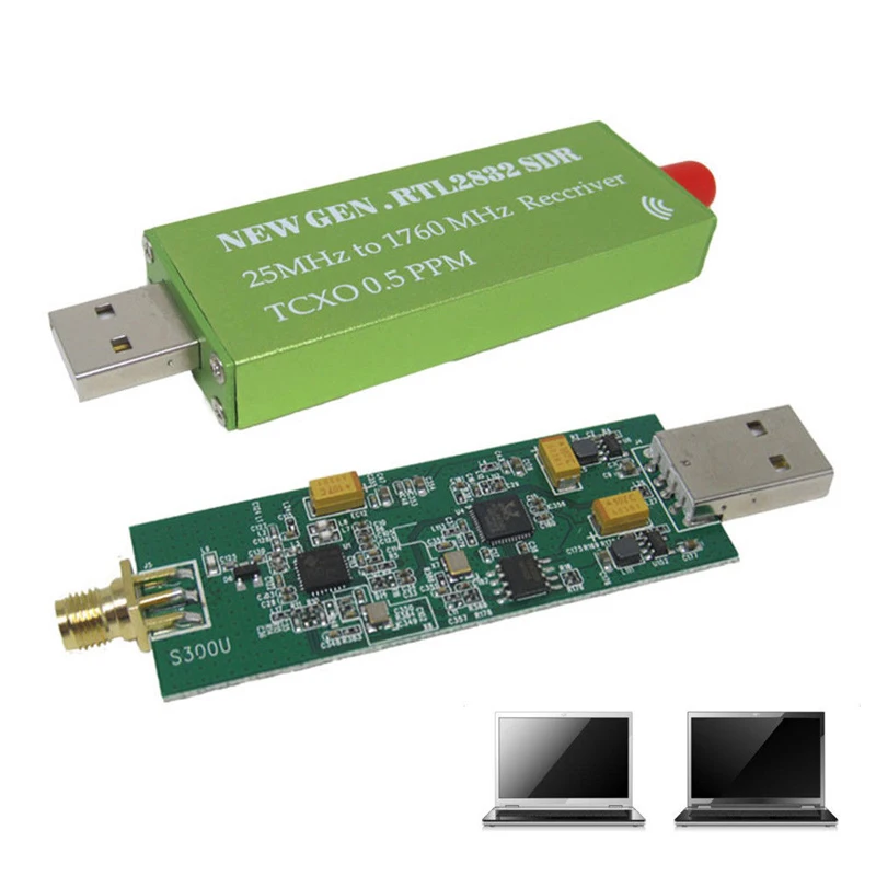 USB2.0 RTL SDR 0.5 PPM TCXO RTL2832U R820T2 TV Tuner Stick AM FM NFM DSB LSB SW Software Defined Radio SDR TV diy electronics