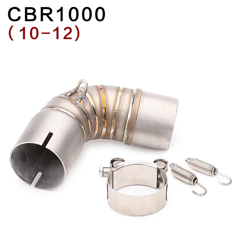 For CBR1000 Slip-on Motorcycle Exhaust Muffler Middle Link Pipe For Honda CBR1000RR CBR 2008 2009 2010 2011 2013 2014 2015 2016