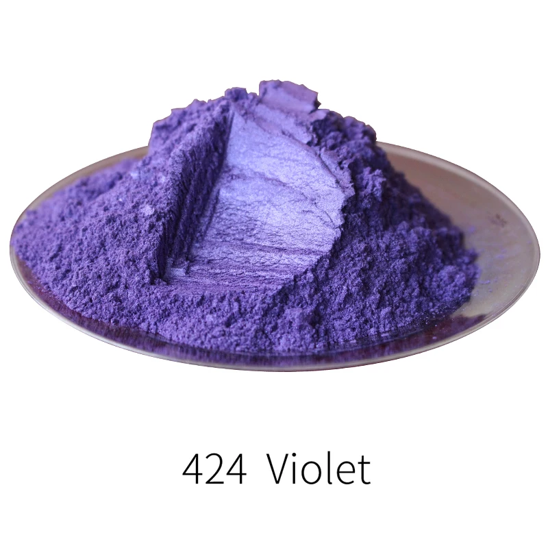 Pearl Powder Coating Mineral Mica Dust DIY Dye Colorant 10/50g Type 424 for Soap Eye Shadow Cars Crafts Acrylic Paint Pigment