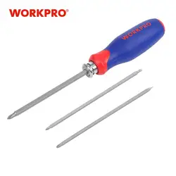 WORKPRO Screwdriver Set 6-in-1 Home Repair Screwdriver Bits Set  Insulation Removable Electrician Repair Tools 4In1 For Phone