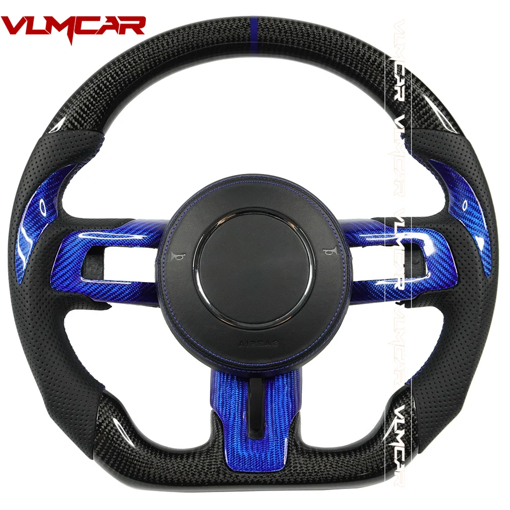 Custom Carbon Fiber Steering Wheel For Ford Mustang