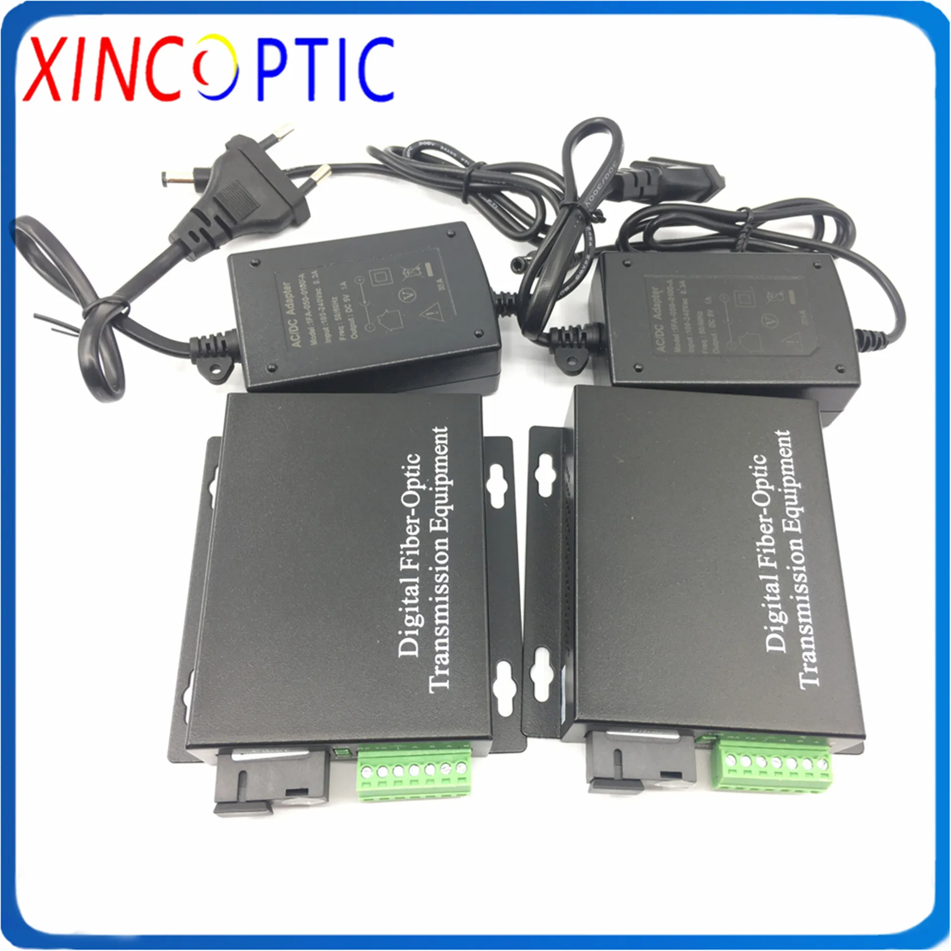 Single RS485 Serial Data to Single Fiber Mode Simplex BIDI SC 80KM Fiber Optical Modem Converter