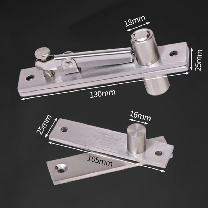 Đồng Hồ Nam Dây Thép Không Gỉ Trục Cửa Bản Lề Dày Trục Lề Cho Cửa Gỗ 360 Độ Trục Thép Không Gỉ Murphy Cửa Xoay bản Lề