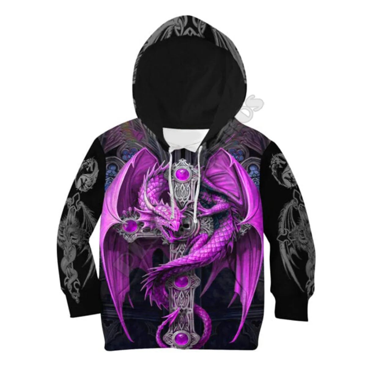 

Love Dragon Hoodies T-shirt 3D Printed Kids Sweatshirt Jacket T Shirts Boy Girl Funny Cosplay Costumes 03