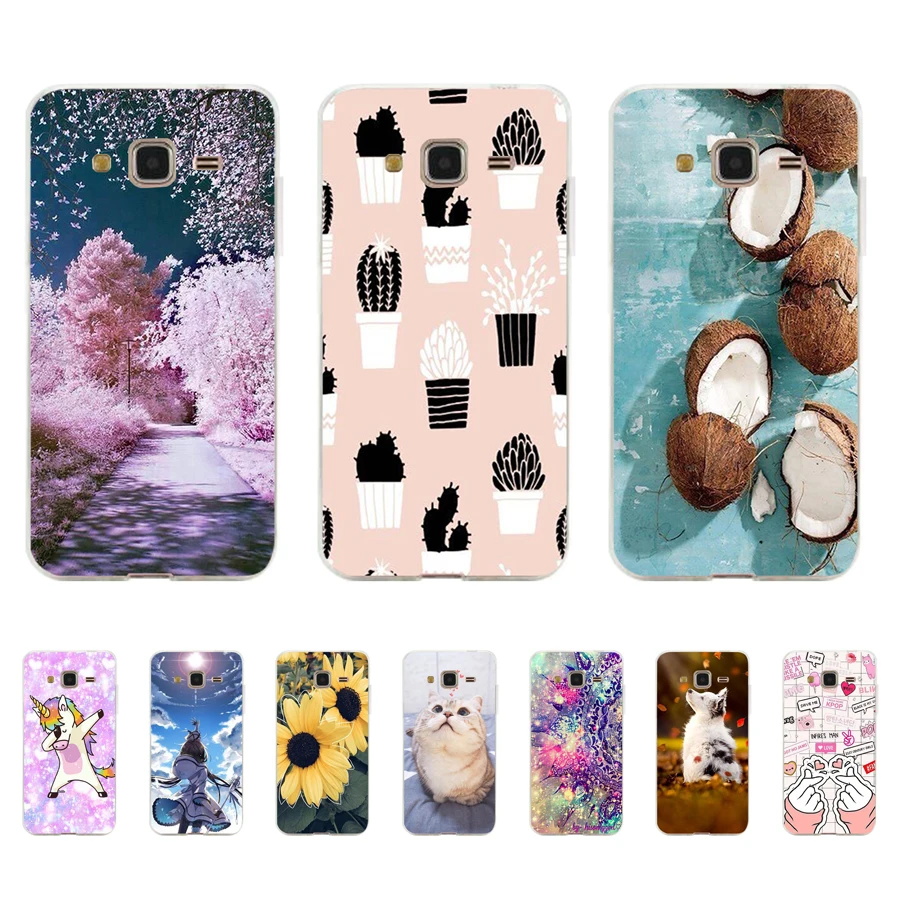 Phone Case For Samsung Galaxy a5 2015 2016 Grand Prime Note 4 Note 5 S4 Soft Silicone TPU Cartoon Protector Cover Cases