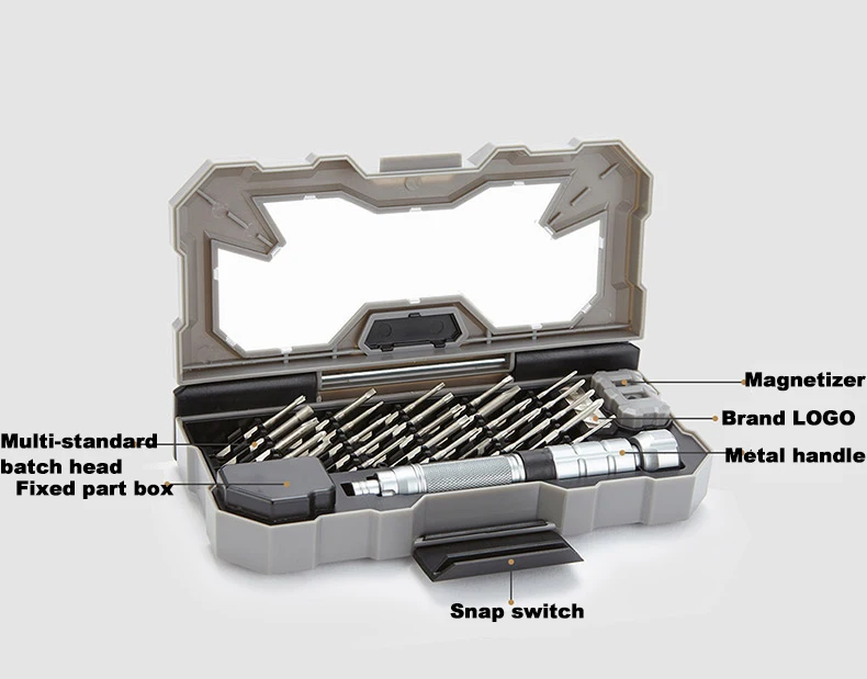 Kit de tournevis de précision, Mini magnétiseur, Kit d'embouts de tournevis, téléphone portable IPad caméra, entretien outils de réparation