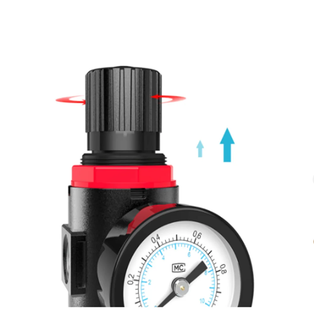 Compressor de ar AFC- 2000 regulador separador de água e óleo duas uniões AFR2000 + AL2000