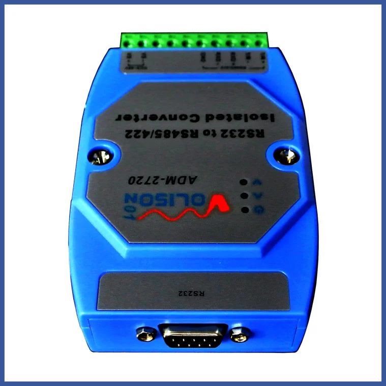 Convertitore isolato da RS232 a RS485 convertitore attivo da RS232 a RS485 installazione su guida di protezione contro i fulmini