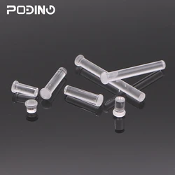 Tubo di guida della luce della testa rotonda di plastica del diametro 3MM del tubo leggero di 50 pz/lotto Poding LED