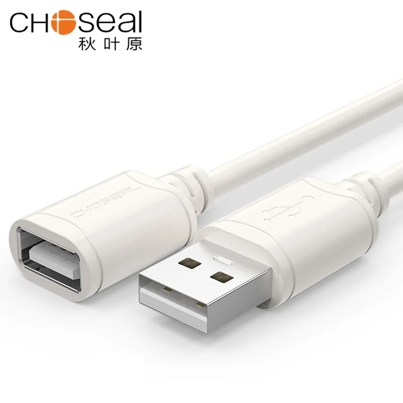 Chosel USB2.0 تمديد كابل ذكر إلى أنثى عالية السرعة USB كابل البيانات موسع للكمبيوتر لوحة المفاتيح طابعة ماوس الكمبيوتر