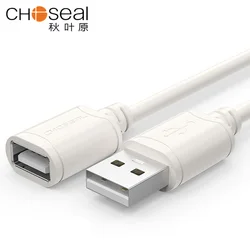 CHOSEAL – câble d'extension USB 2.0 mâle vers femelle, haute vitesse, pour données, pour PC, clavier, imprimante, souris, ordinateur rallonge usb