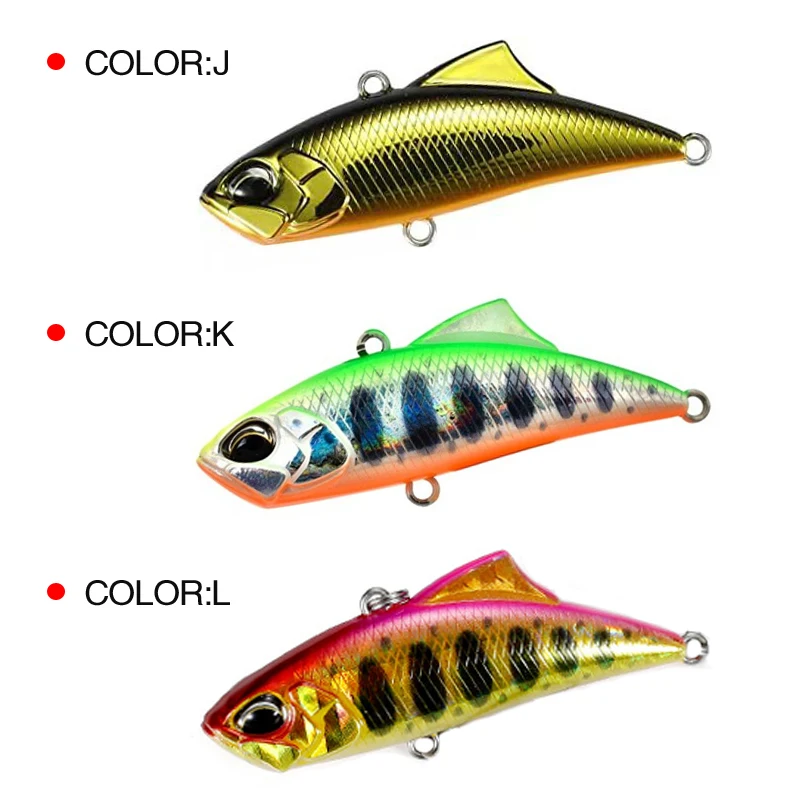 Señuelos de Pesca con vibración que se hunden, cebo Artificial Isca de invierno, Carpe Leurre Wobblers para peces, 5,3g, 45mm