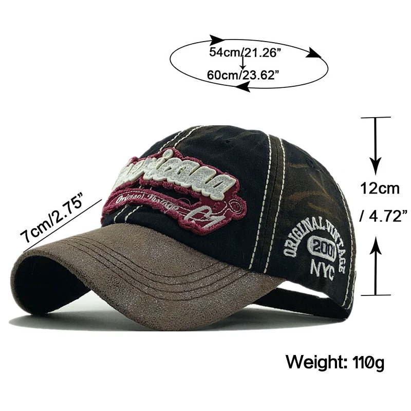 Women's Men's Unisex Outdoor Cotton Cap High Quality Embroidered Unisex Fishing Baseball Caps Adjustable For Summer Male Hats