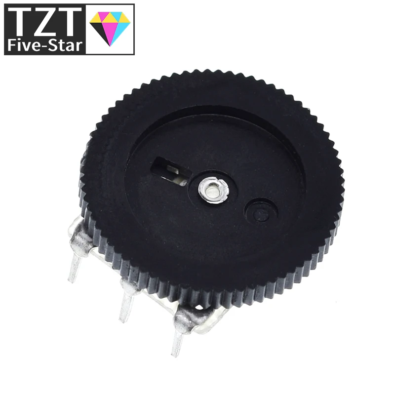 TZT 10/30 Stück B103 16x2mm 10K Ohm Doppel-Drehknopf Volumenrad Duplex-Potentiometer Z07 Direktversand – Detail 3