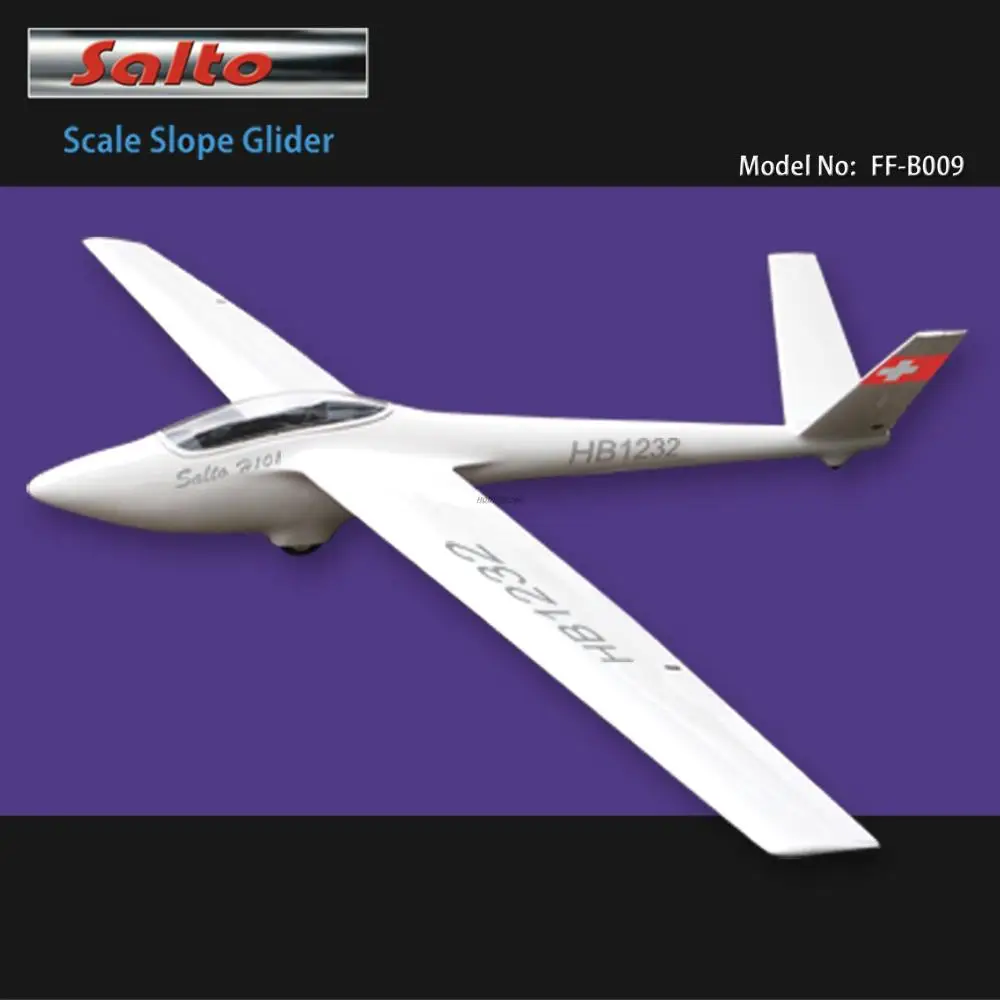 RC Airplane Salto Slope Glider 2680mm without E-parts Fiberglass Fuselage Wooden Wings Model Sailplane