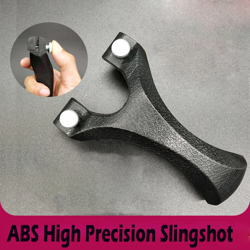 

ABS High Precision Slingshot Free Binding Plastic Quick Pressing Non Locking Throat Traditional Clip Flat Rubber Band Catapult