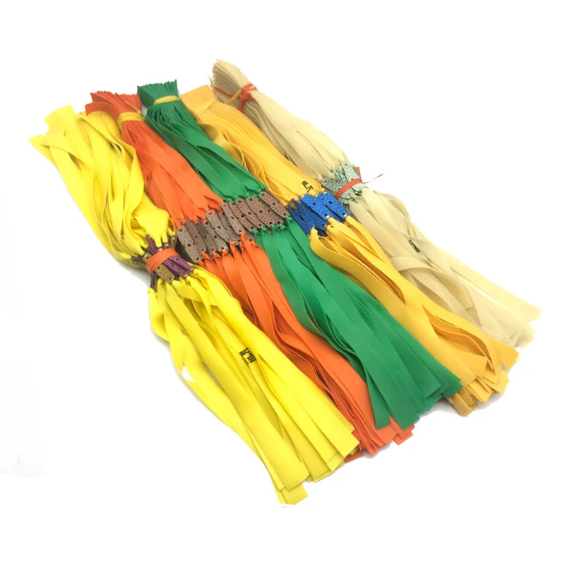 20pcs Slingshot Hunting Flat Rubber Band Thicknes 0.5-0.8mm Catapult Natural Latex Flat Elastic Resilient for Shooting