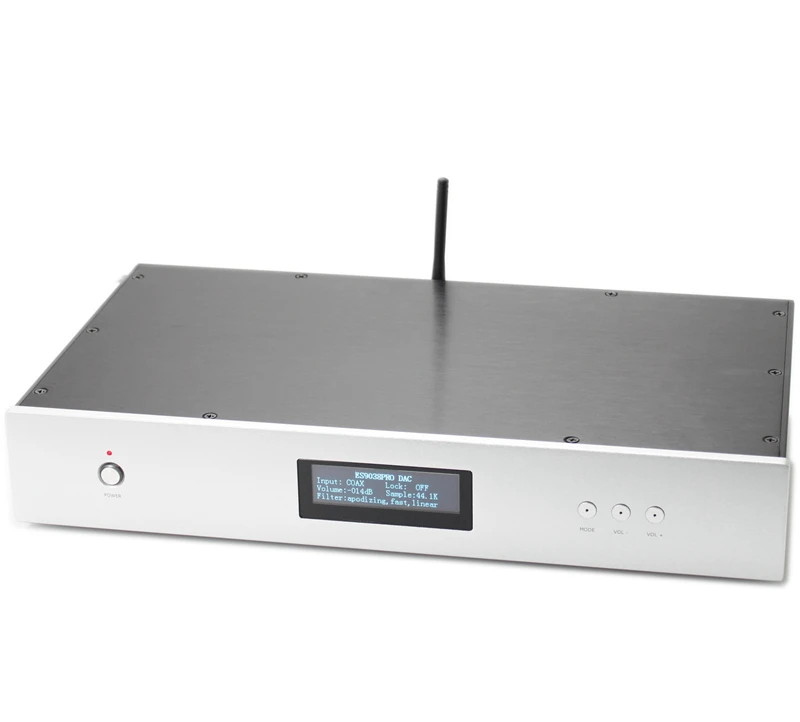 ES9038Pro DAC Decoder Bluetooth 5.0 APTX Support Optical Fiber Coaxial USB With 3.12 Inch OLED Display Finished machine