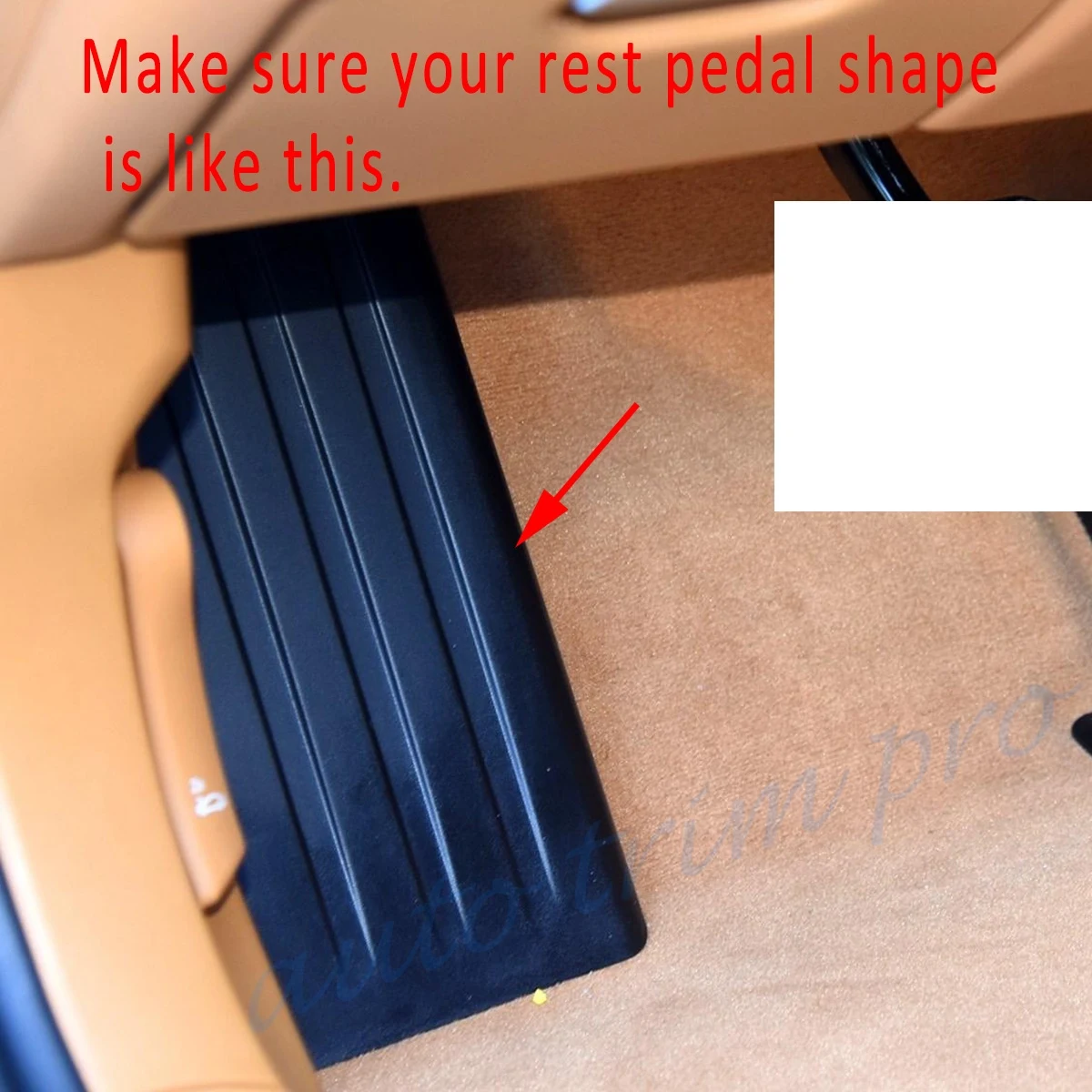 Foot Rest Pedal Cover Fit For BMW 7 Series G11 G12 2016-2020 Accessories Antiskid Stainless Steel Pad Plate Floor Mat Trim