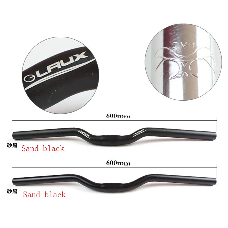 450-580X25.4mm mountain bike handlebar Swallow-shaped handle dead speed bike handlebar color complete bicycle accessories