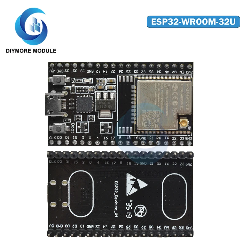 ESP-32 ESP-CAM CH340 Development Board Wireless WiFi Bluetooth Dual Core CP2102 Filters Power Management Module 2.4GHz ESP-WROOM