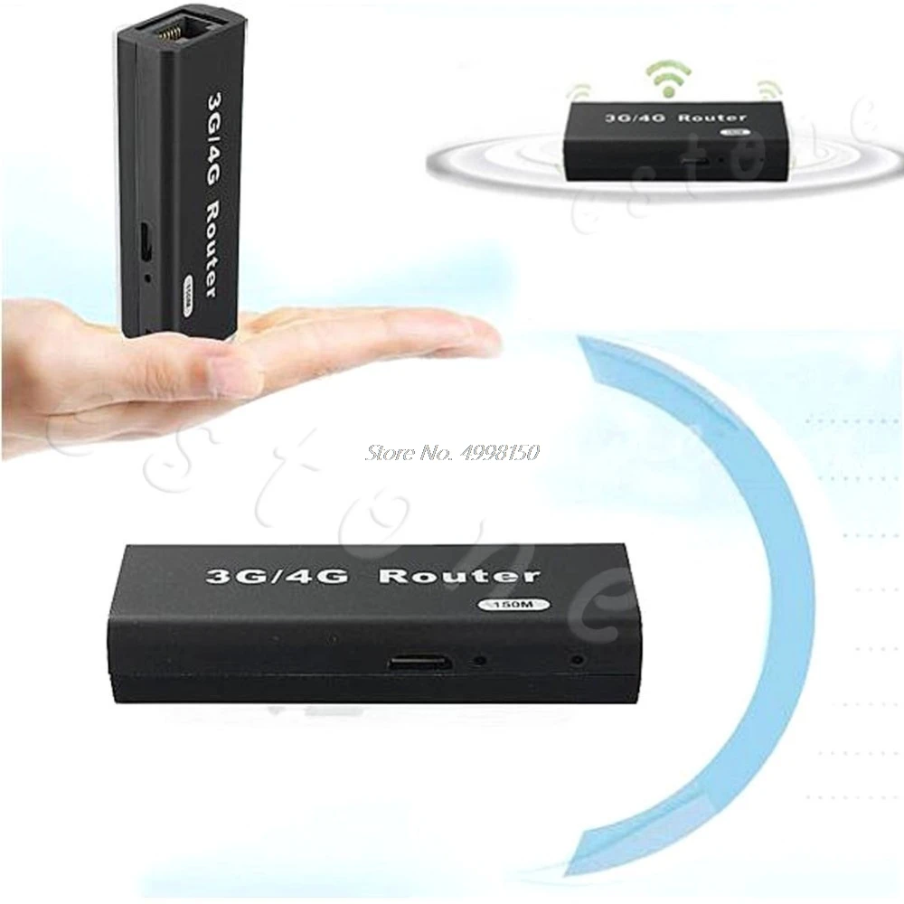 3G/4G WiFi W Mini Portable lan Hotspot AP Client 150Mbps USB Wireless Router new Dropship