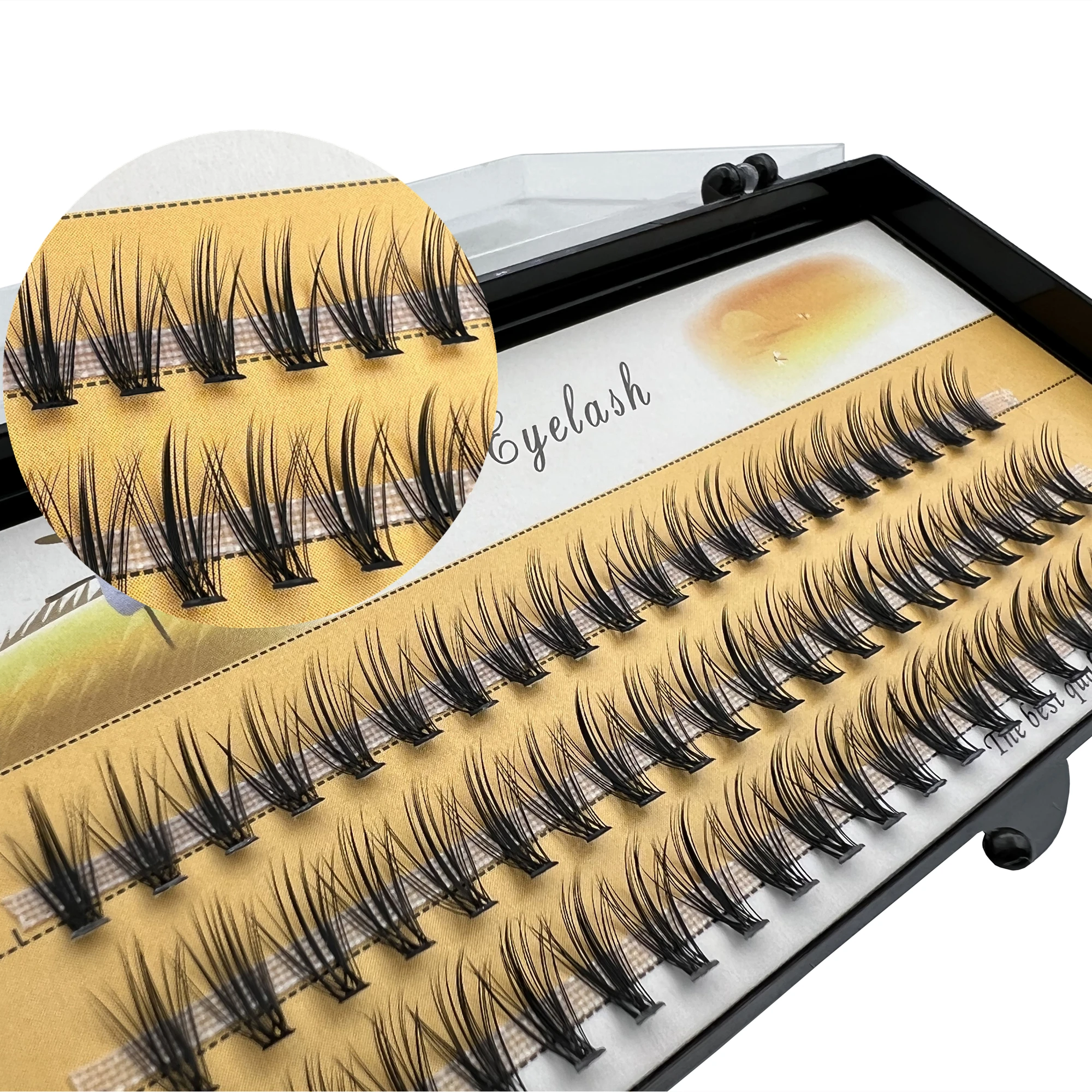 1box/60 bundles 20/30D fake eyelashes,imitation mink Individual Eyelash,Natural Thick lashes, Eyelash Extensions for make up