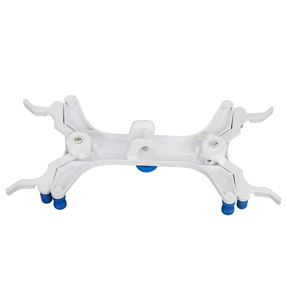 Aluminum Alloy Adjustable Double Burette Clamp Butterfly Clip Buret Holder for Lab Titration Accessory Tool