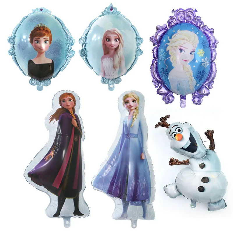 New Frozen Olaf Aisha Ann Aluminum Film Balloon, Christmas Children's Birthday Party Wedding Decoration, Girl Boy Toys Gift