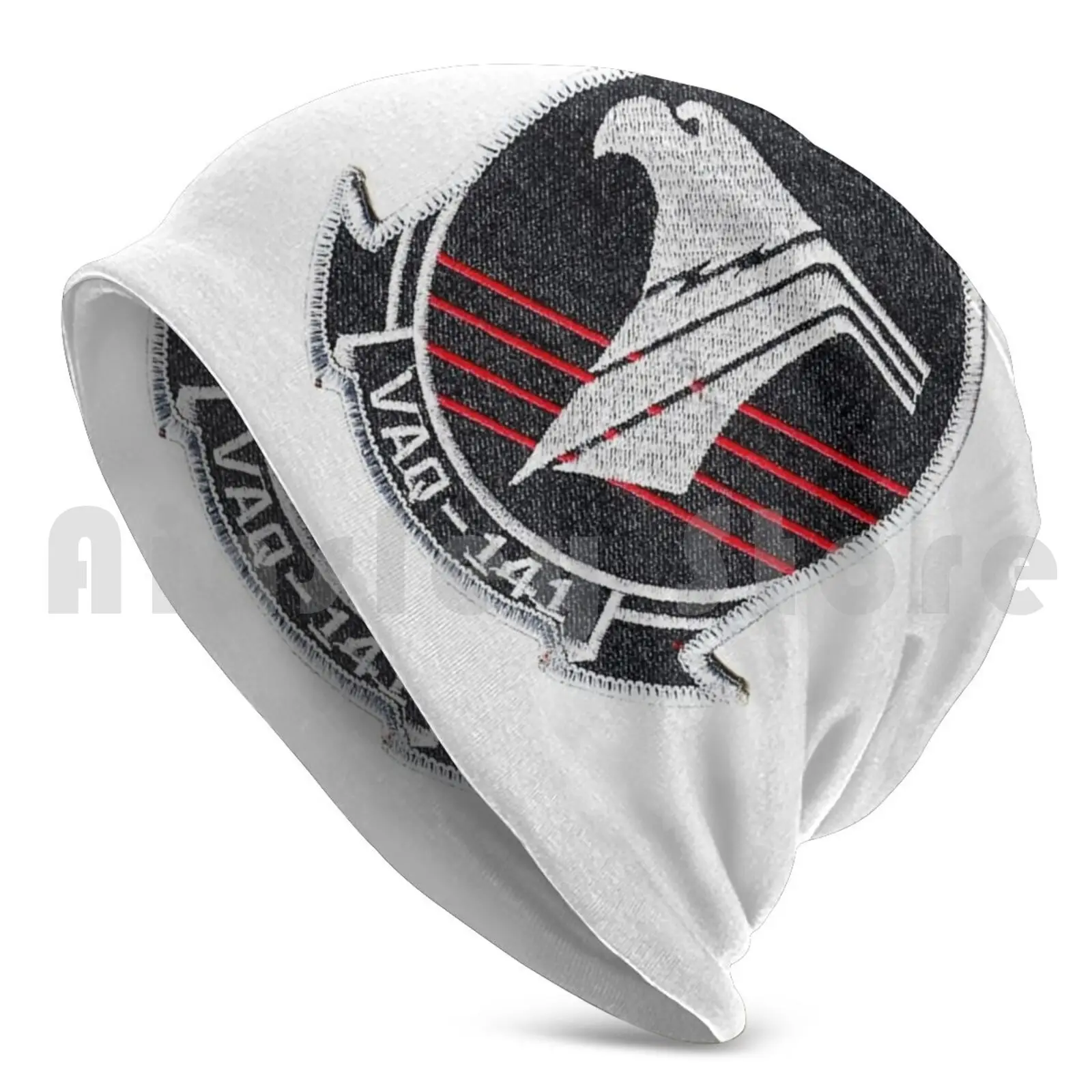 Vaq-141 Shadowhawks Alternate Patch Beanies Knit Hat Electronic Attack Squadron 141 Shadowhawks Fleet Replacement