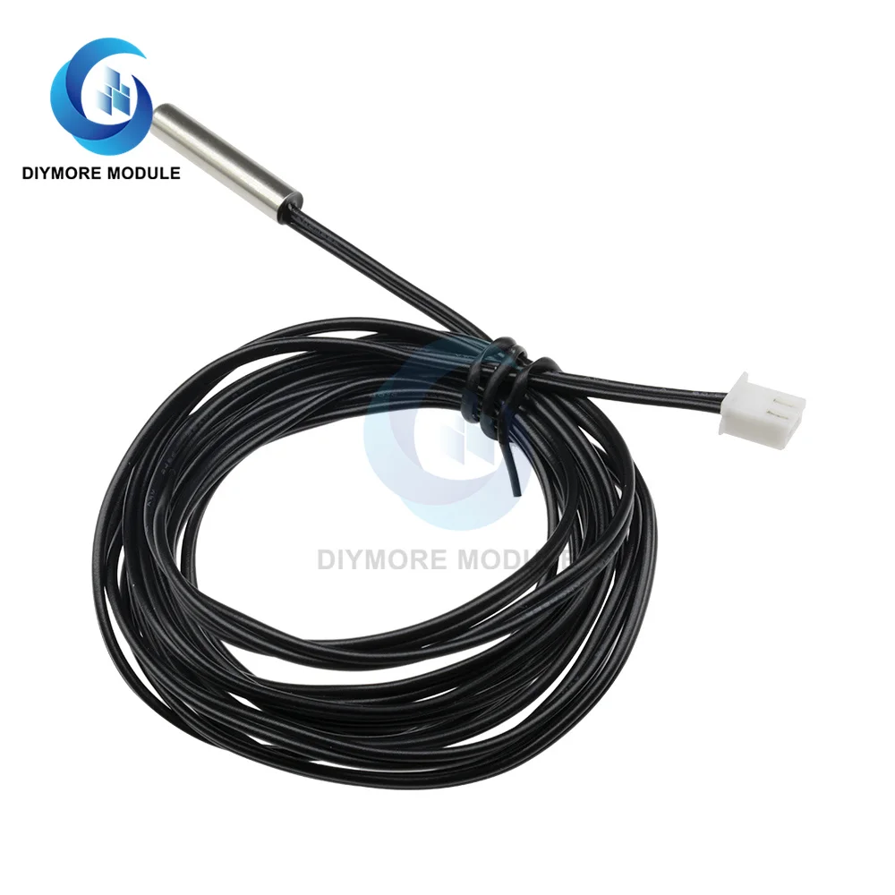 0.5m/1m/2m/2.5m/3m DS18B20 DS18S20 NTC 10K 1% 3950 Waterproof Digital Temperature Sensor Probe NTC Thermistor Thermal Cable