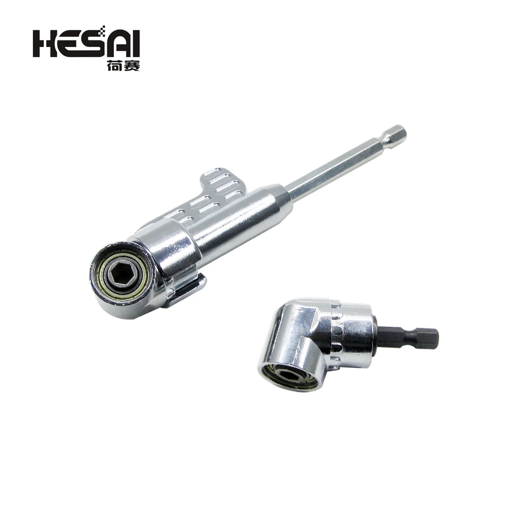 105 Degree Angle Screwdriver Set Holder Adapter Adjustable Bits Nozzles Angle Screw Driver Tool 1/4" Inch Magnetic Angle Driver