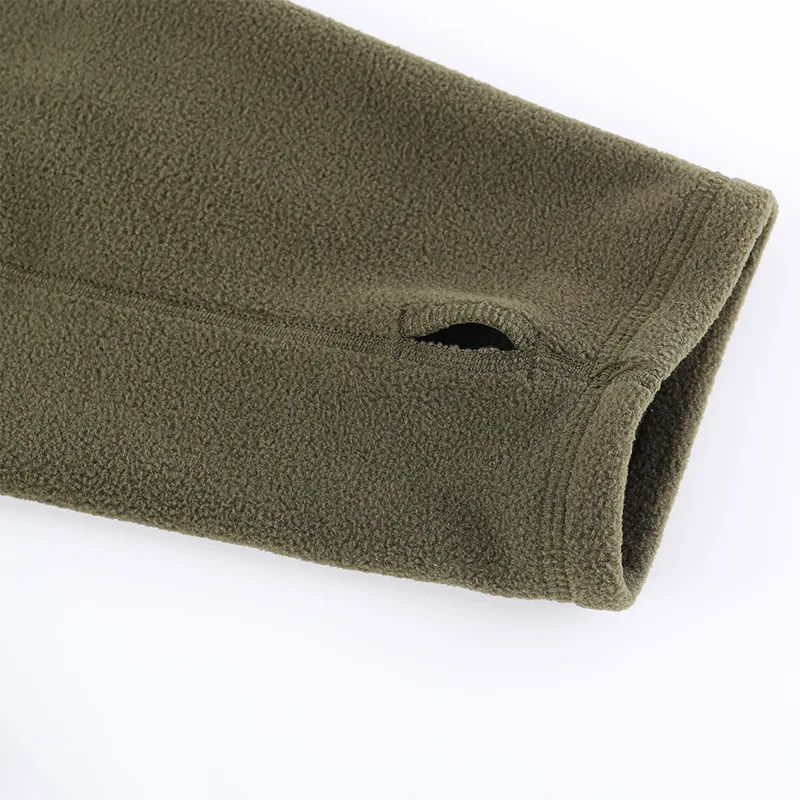 Men\'s Outdoor Hiking Warm Fleece Jacket Liner Fans Training Jackets Autumn Winter Windproof Pullover Tops