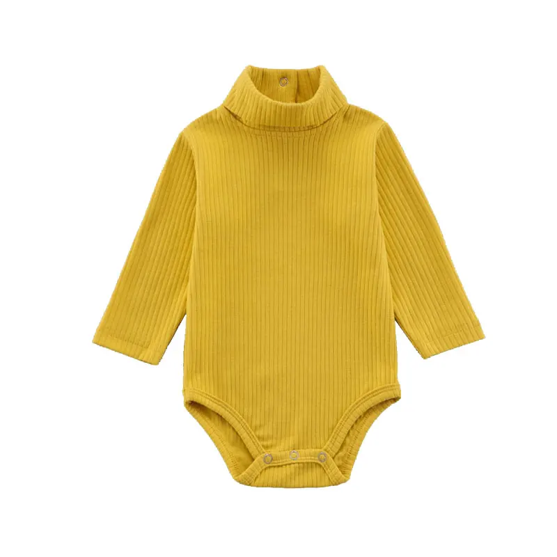 0-18 Months Baby 100%Cotton Clothes New Colors Autumn Winter Baby Girls Bodysuit Newborn Boys Long Sleeve Solid Baby Gifts